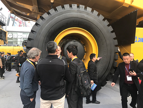 LUAN 46/90R57 OTR Tyres Selected to Equip with XCMG 240 Ton Truck for BAUMA Exhibition