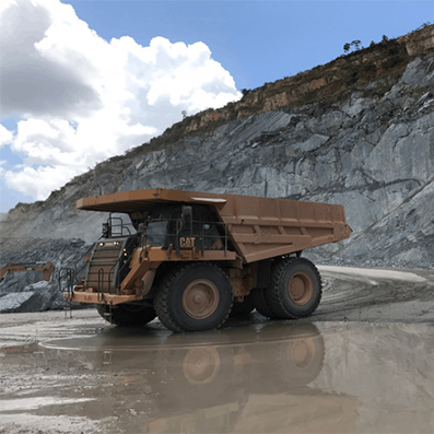 Luan HA-162 Off-the-road Tyres Make the Cut in South America Gold Mine